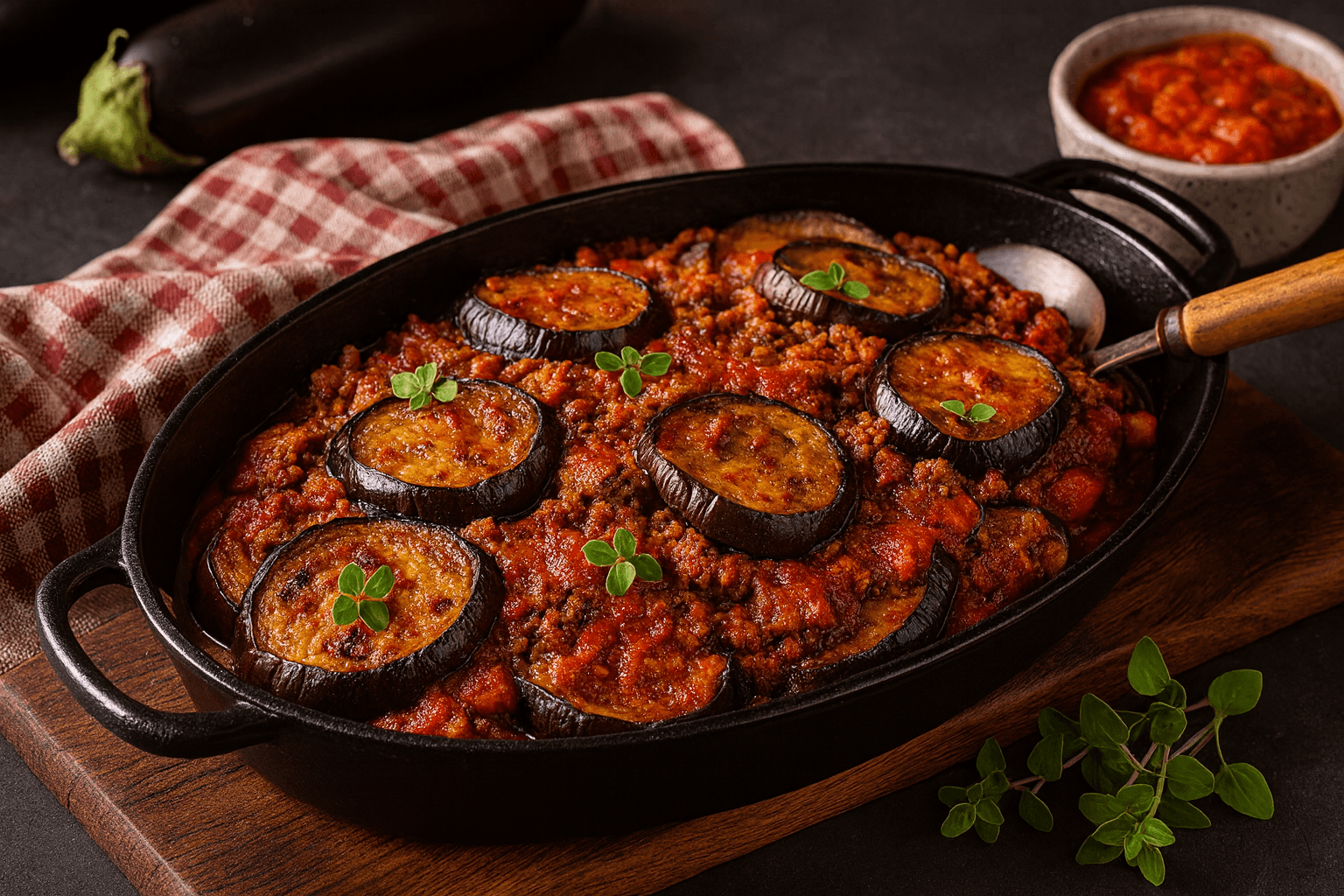 مسقعة باللحمة المفرومة