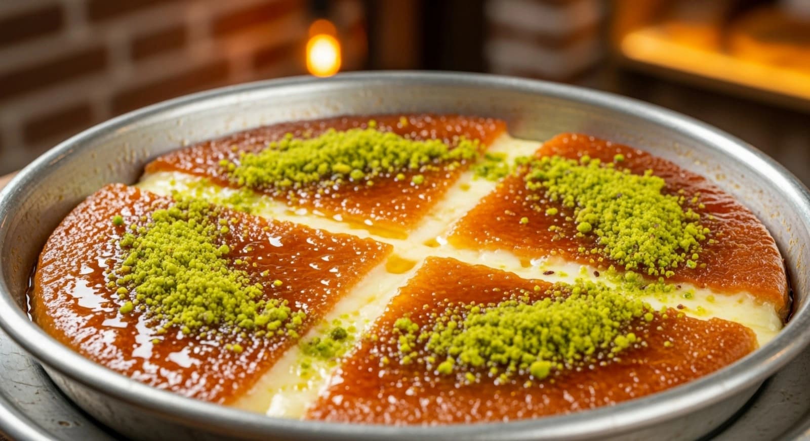 بسبوسة بالقشطة