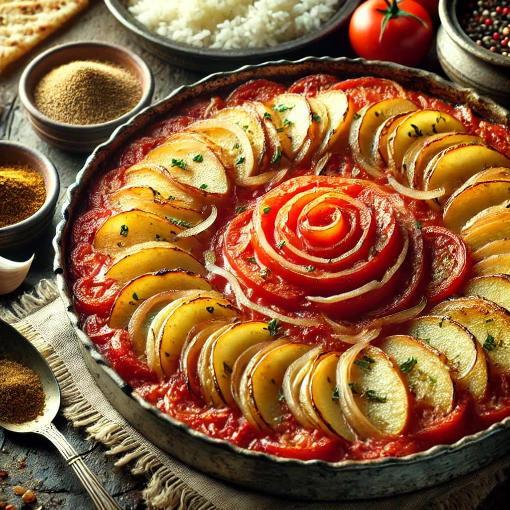 صينية بطاطس بالفرن